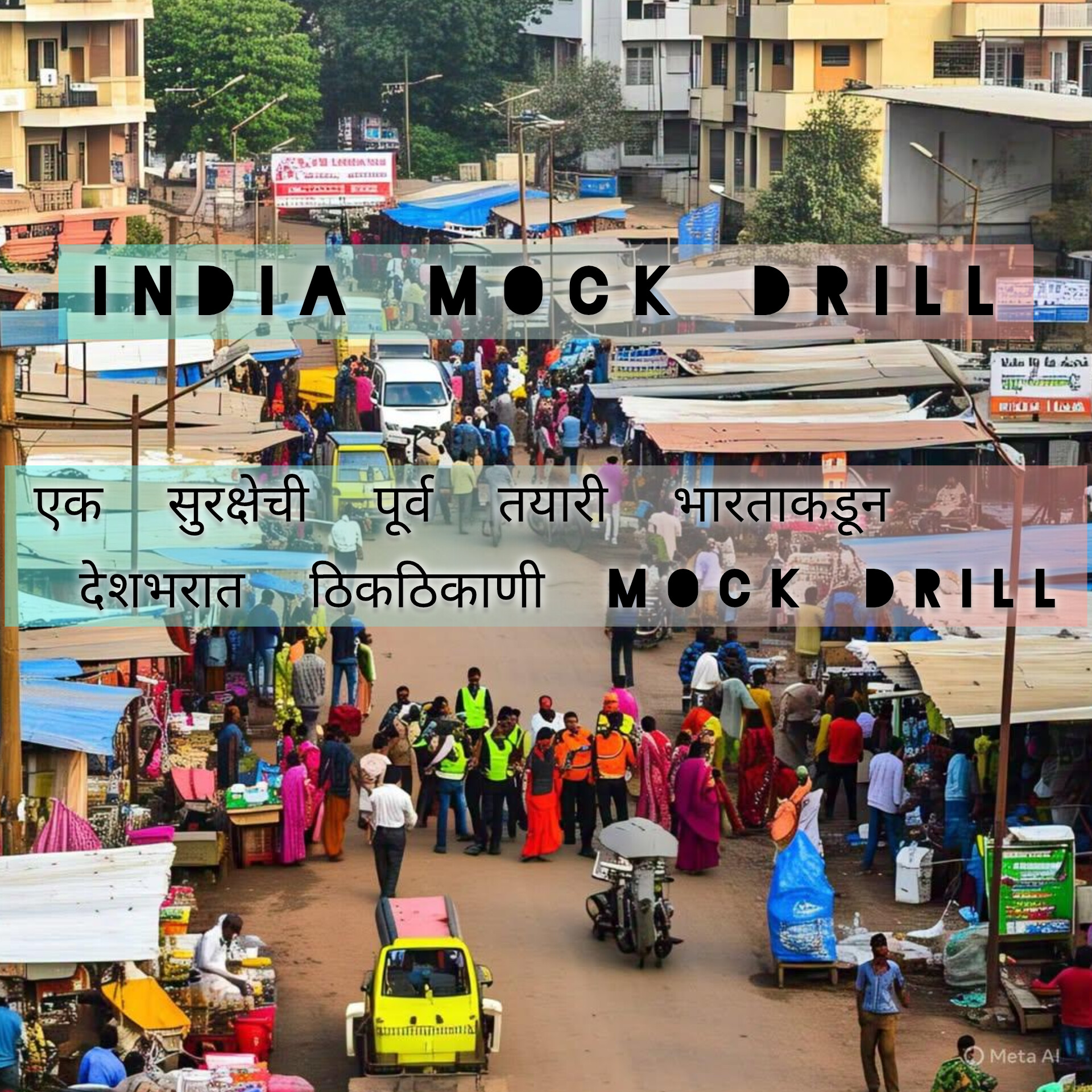 India mock drill