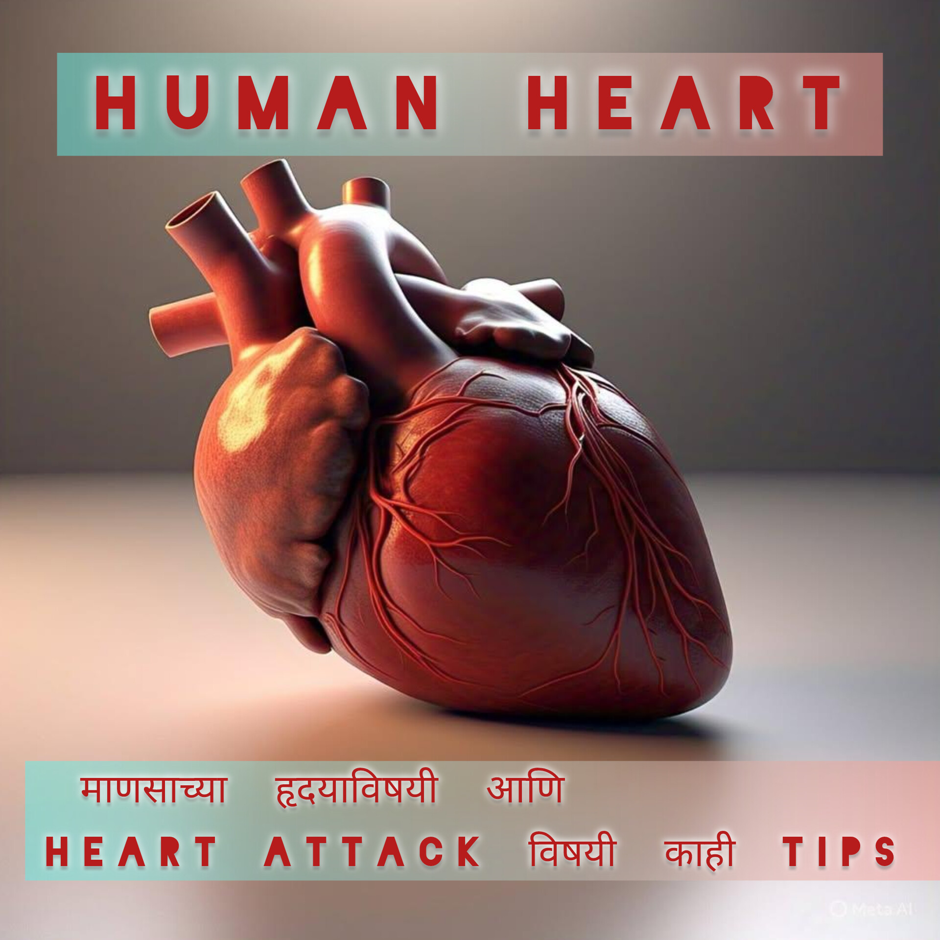 Human heart माणसाच्या हृदयाविषयी आणि Heart attack विषयी काही tips